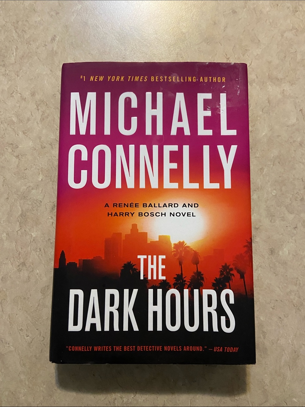 The Dark Hours - Orange and Pink Hardcover Novel